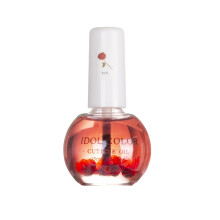 (Rose) Aceite para cutículas, 15 ml de aceite para cutículas de uñas de flores secas de plantas naturales, aceite hidratante