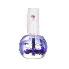 (Lavender) Cuticle Oil, 15ml Natural Plant Dried Flower Nail Cuticle Oil, Moisturizing Nail Care Oil Prevent Hangnails & Dead Skin