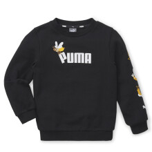 Puma SMALL WORLD CREW TR børnesweatshirt sort 67013101 størrelse 140