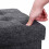 Storage Ottoman - Linenette - Dark Grey - Folding and Versatile Design 6