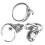 Ymiko knitting loop rings yarn guide 3 pcs 2
