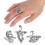 Ymiko knitting loop rings yarn guide 3 pcs 6
