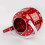 Teapot polka dot enameled ceramic stovetop kettle 6