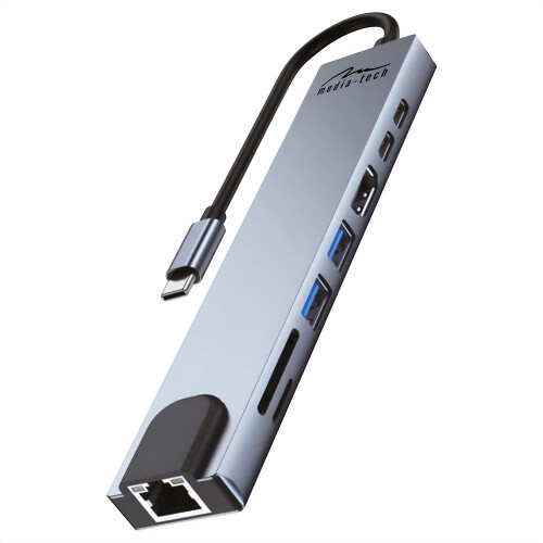 USB Hub Media-Tech MT5046 8 in 1 1