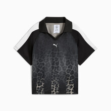 Puma T7 LEO LUXE RELAXED FODBOLDTRØJE sort 63349901 r XS