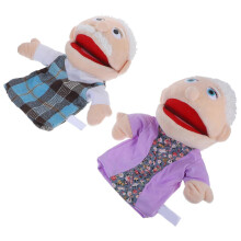 2Pcs Figure Hand Puppet Decorative Hand Puppet Bedroom Hand Toy Lifelike Figure Toy