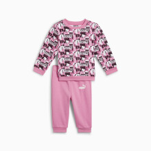 Puma MINICATS AOP FL piger træningssæt pink 68332748 størrelse 62