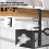 Under Desk Cable Management Tray Black13.38inch 6