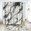 Marble Bathroom Set White 4 pcs 2