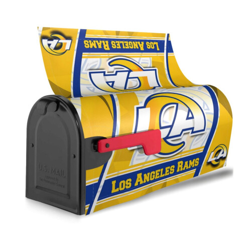 Rams Team Mailbox Cover Magnetic Protective Cover 1