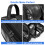 Kit Dopp Masculino Resistente à Água Couro PU Preto 6