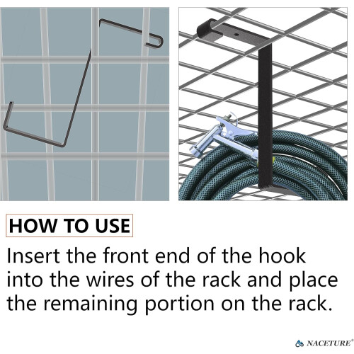 Heavy Duty Bike Hooks Garage Ceiling 4-Pack 1