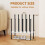 Boot Rack Organizer Metal 2-Tier Holds 6 Pairs 2