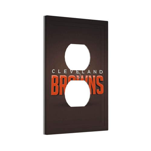 Leather Roman Frame Light Switch Panel Single 1