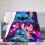 Manta de microfibra macia e felpuda com estampa do Stitch, desenho animado, 127 x 102 cm (50 x 40 polegadas) 4