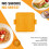 Microwave Sandwich Maker Yellow Portable 1 unit 8