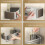 Aluminum wall-mounted shelf bathroom storage rack 30cm 4