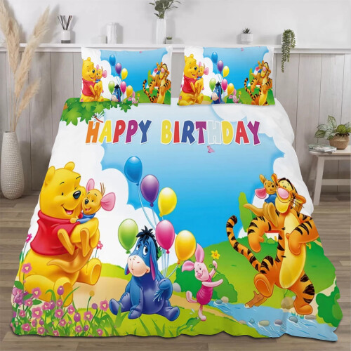 Σετ κλινοσκεπασμάτων Winnie the Pooh 1 παπλωματοθήκη + 2 μαξιλαροθήκες 2