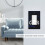 Leather Roman Frame Light Switch Panel Single 8