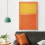 Mark Rothko, 1956, Affiche imprimée orange et jaune, 50 x 75 cm 4
