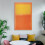 Mark Rothko, 1956, Affiche imprimée orange et jaune, 50 x 75 cm 6