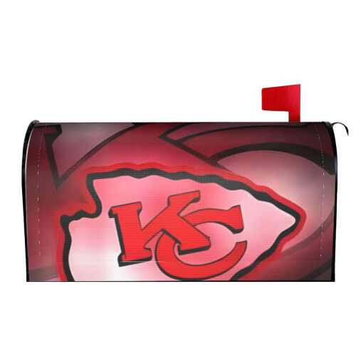 Capa para caixa de correio do Kansas City Chiefs, à prova d'água e resistente ao sol, 53 x 46 cm (21 x 18 polegadas). 1