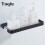Black corner bathroom shelf for cosmetics storage 3