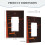 Leather Roman Frame Light Switch Panel Single 5