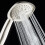 Τετράγωνο ντους χειρός Satin Nickel με λάστιχο 72 ιντσών 6