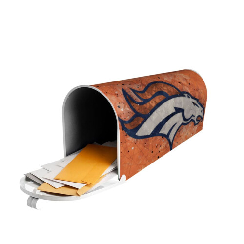 Capa protetora magnética para caixa de correio da equipe Broncos 2