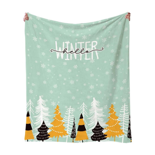 Weihnachtsflanelldecke, 127 x 152 cm 1
