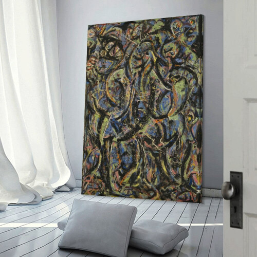 Affiche abstraite de Jackson Pollock, 40 x 60 cm 2