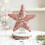 Foam Christmas Tree Topper Star Champagne Silver 3