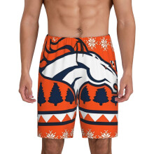 Korte pyjamabroek voor heren van de Broncos met voetballogo