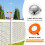 Bird deterrent device reflective spinning for outdoor use 2