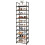 Metal stackable shoe rack 3-tier black 6