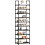 Metal stackable shoe rack 3-tier black 7