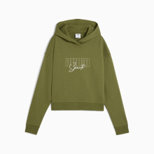 Puma ELEVATED GRAPHIC CROPPED TR dame sweatshirt grøn 68950022 r M