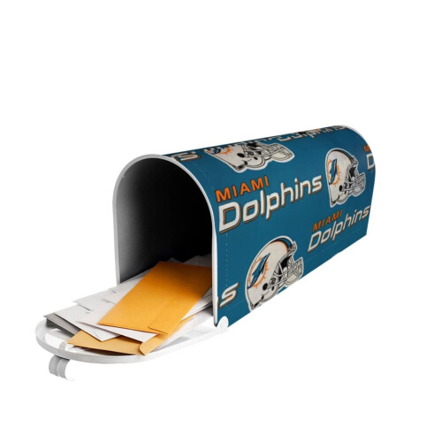 Dolphins Team Mailbox Cover Magnetic Protective Cover 2