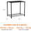 2-Tier Adjustable Metal Shelving Unit Heavy Duty 3