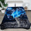 Weiche Kuscheldecke mit Wolfsmuster, 127 x 152 cm 3