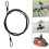Security Cable Lock Braided Steel 100 cm 2 pcs 8