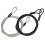 Security Cable Lock Braided Steel 100 cm 2 pcs 2