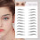 Eyebrow Stickers European Broken Design Water Transfer 12 6