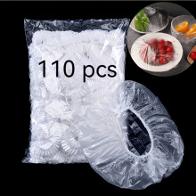 110 stuks wegwerp plasticfolie, thuis food grade keuken koelkast overgebleven fruit voedsel plastic afdichting deksel,
