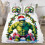Set copripiumino singolo natalizio Hulk per bambini, 3 pezzi 3