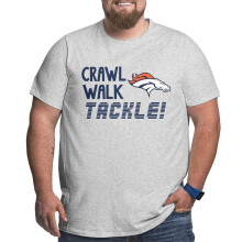 Broncos Herren-Football-T-Shirt in großen Größen