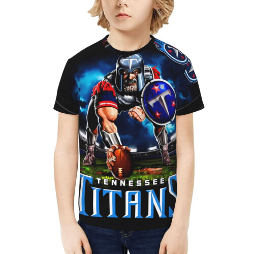 Titans Νεανικό Κοντομάνικο Πουκάμισο με Αθλητικό Λογότυπο1Πακέτο