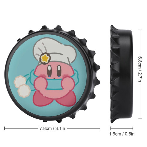Ανοιχτήρι μπουκαλιών Kirby με μαγνητικό αυτοκόλλητο ψυγείου 1