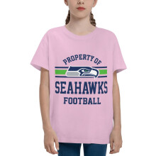 Seahawks Barn Kortärmad Tröja Fotbollslogotyp 1-pack